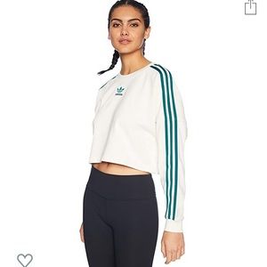 women’s adidas longsleeve crop top